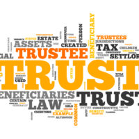 Sign that reads Trustee Sign that reads Trustee